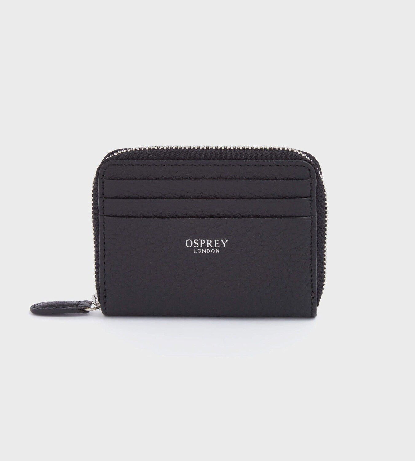 

Маленький кожаный кошелек Lyra на молнии с RFID-меткой OSPREY LONDON, черный