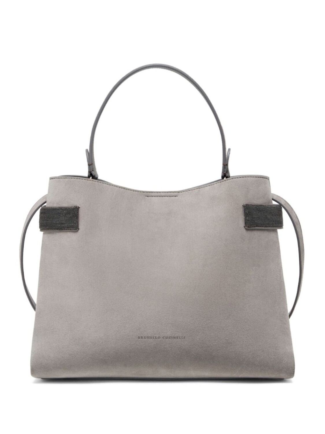 

Brunello Cucinelli сумка-тоут с декором Monili, серый