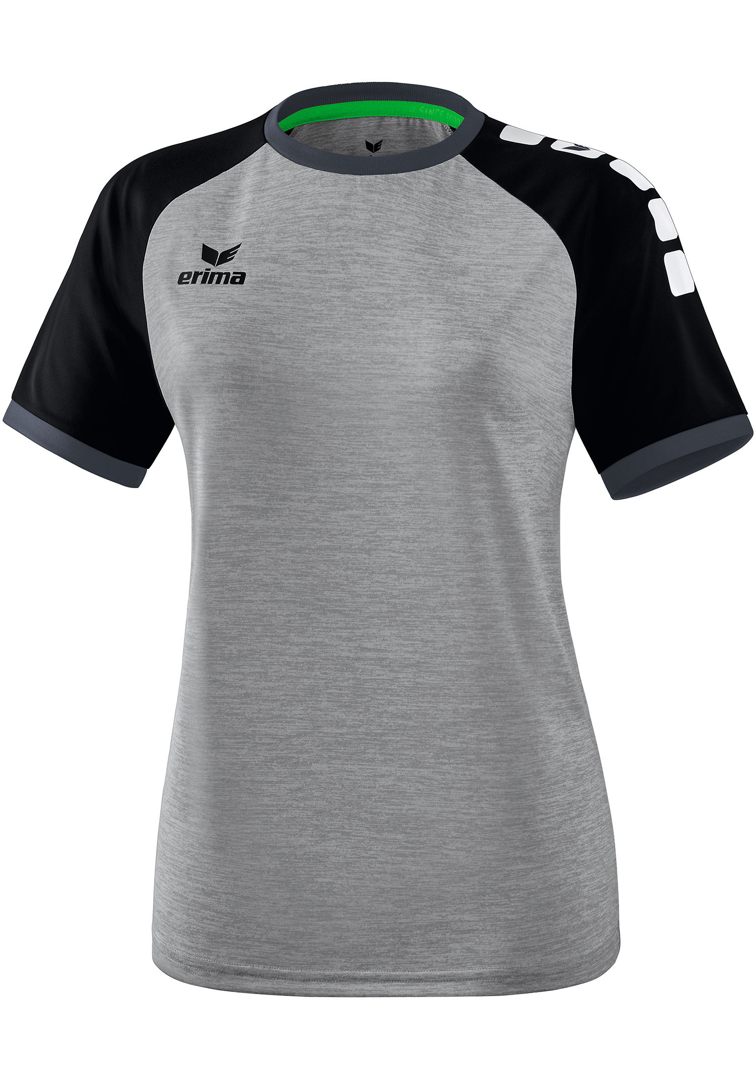цена Спортивная футболка erima Zenari 3.0 Trikot, серый меланж/черный/темно серый
