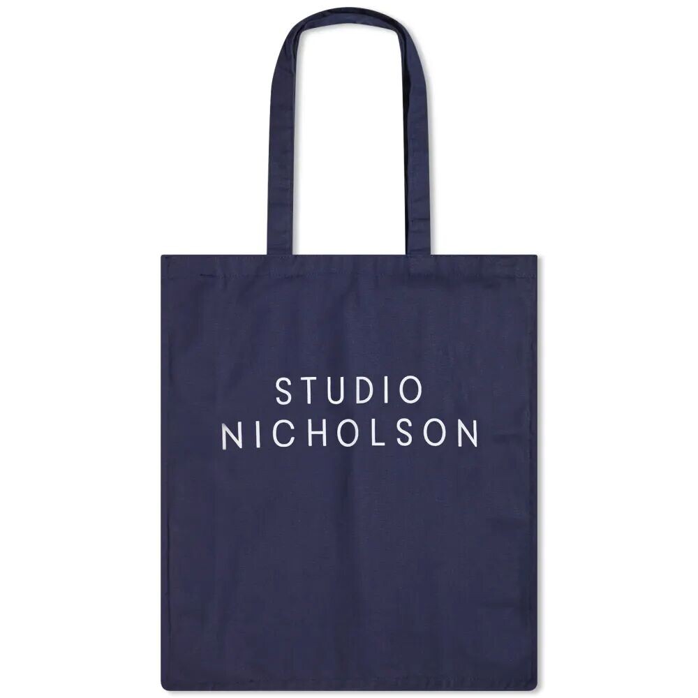 

Studio Nicholson Сумка-тоут с логотипом, синий