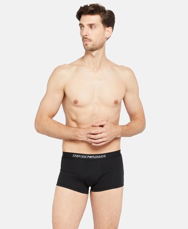 

Трусы-боксеры, 3 шт. Emporio Armani, черный