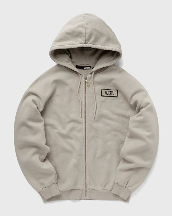 

Худи Rotate Birger Christensen Enzyme Sweat Hoodie, цвет oyster gray