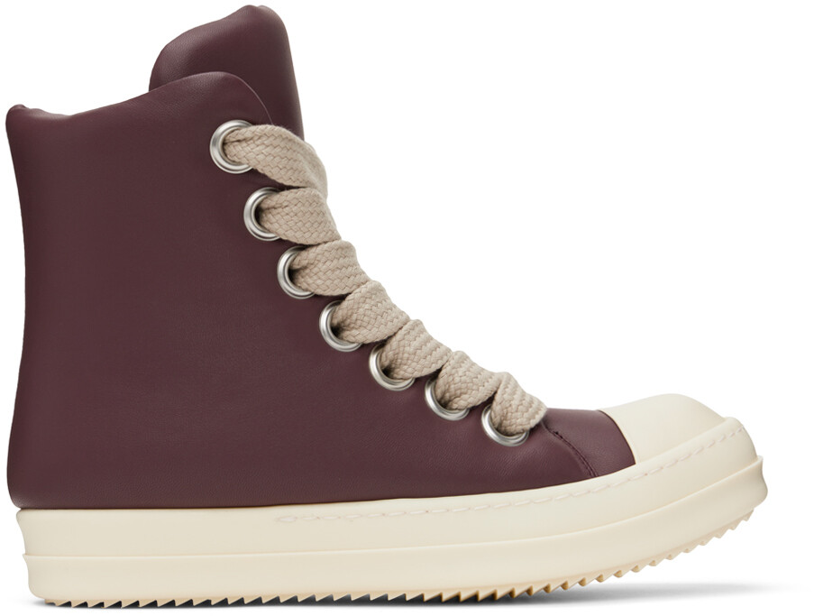 

Фиолетовые кроссовки Rick Owens с кружевной подкладкой Jumbo