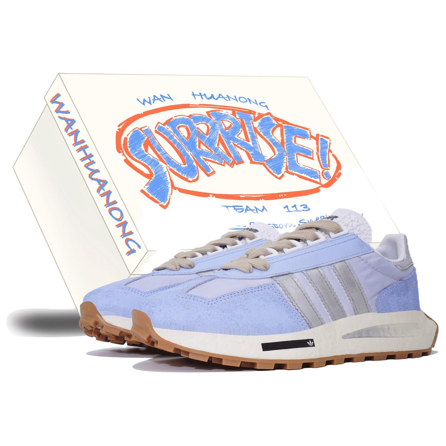 

Кроссовки RETROPY унисекс с низким верхом белые/черные Adidas Originals