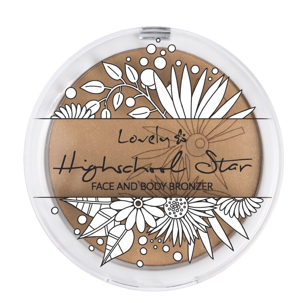 

Сатиновый бронзатор для лица и тела Lovely Highschool Star Bronzer, 16 гр