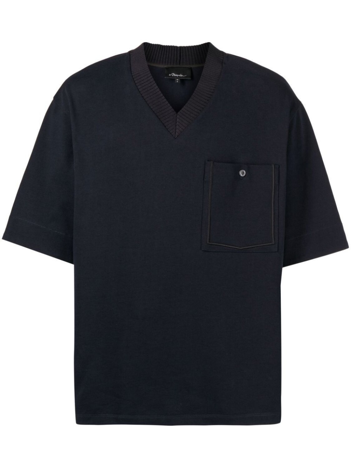 

Футболка с контрастной отделкой 3.1 Phillip Lim, синий
