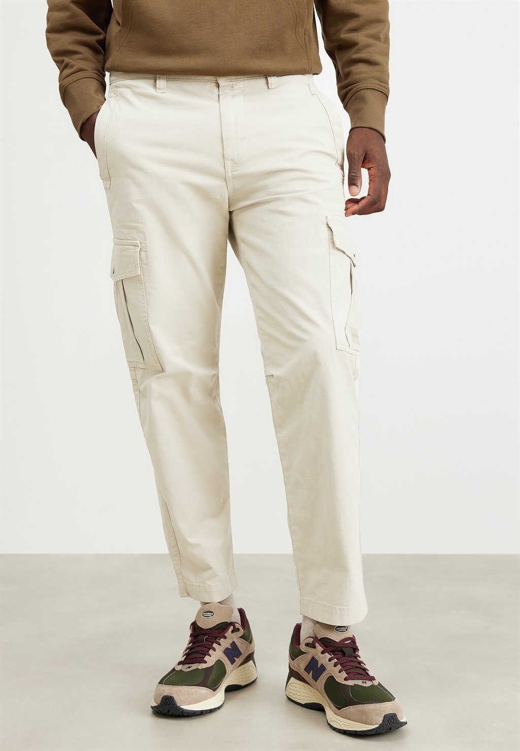 

Брюки карго Sisla BOSS, цвет light beige