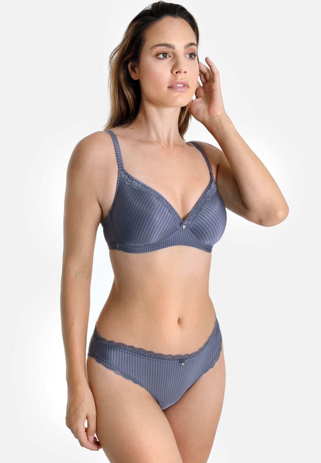 

Трусы LOVELY STRIPE 2ER PACK Sassa, серый