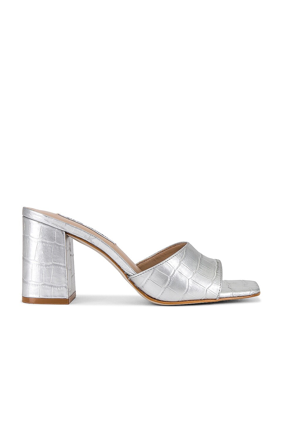 

Сандалии Steve Madden Alaya, цвет Silver Croco