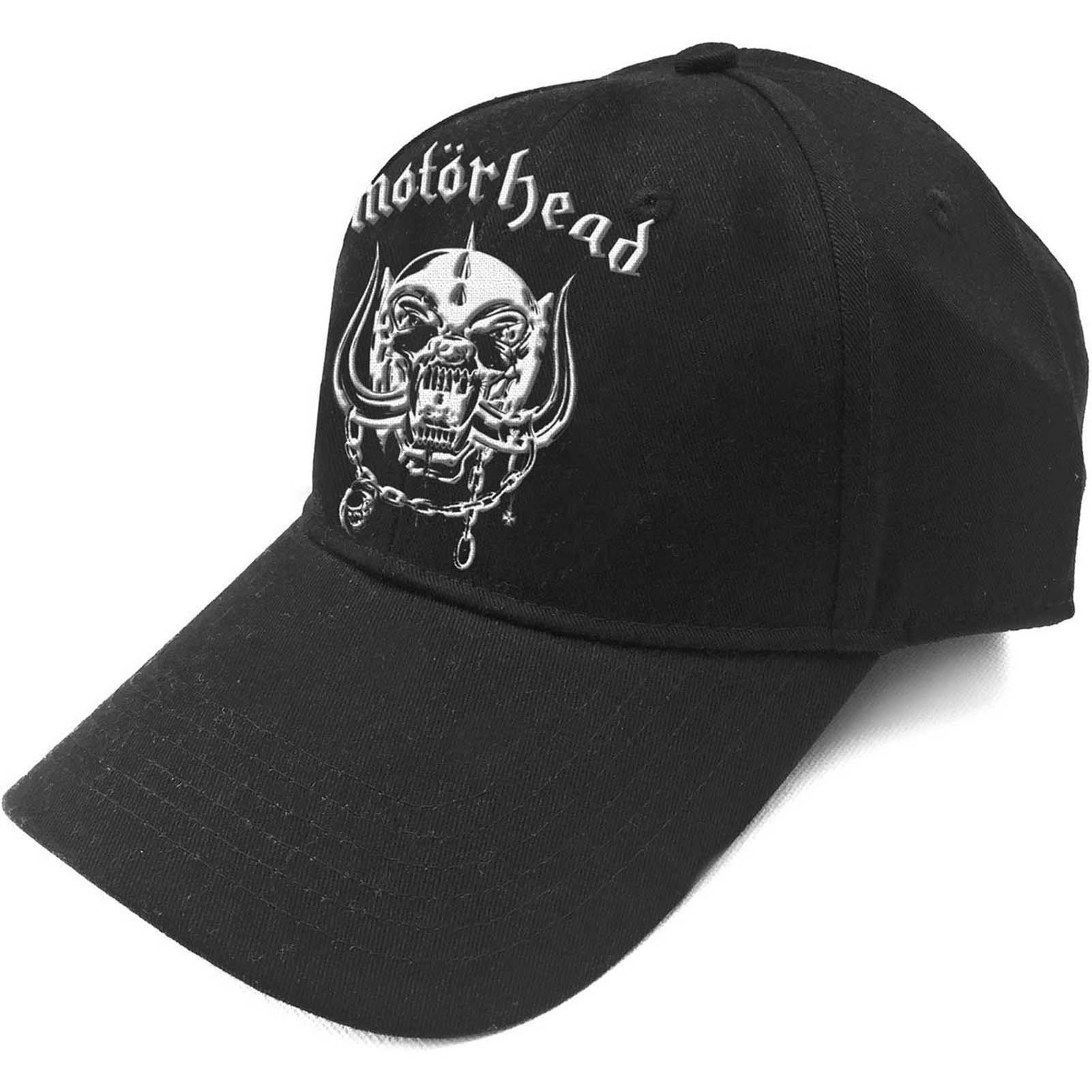 Бейсбольная кепка с логотипом Warpig Band и ремешком на спине Motorhead, черный шкатулка motorhead warpig