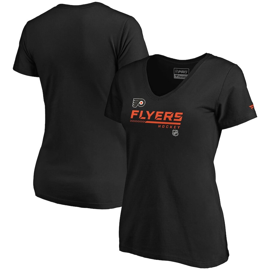 

Футболка с коротким рукавом Fanatics Branded Philadelphia Flyers, черный