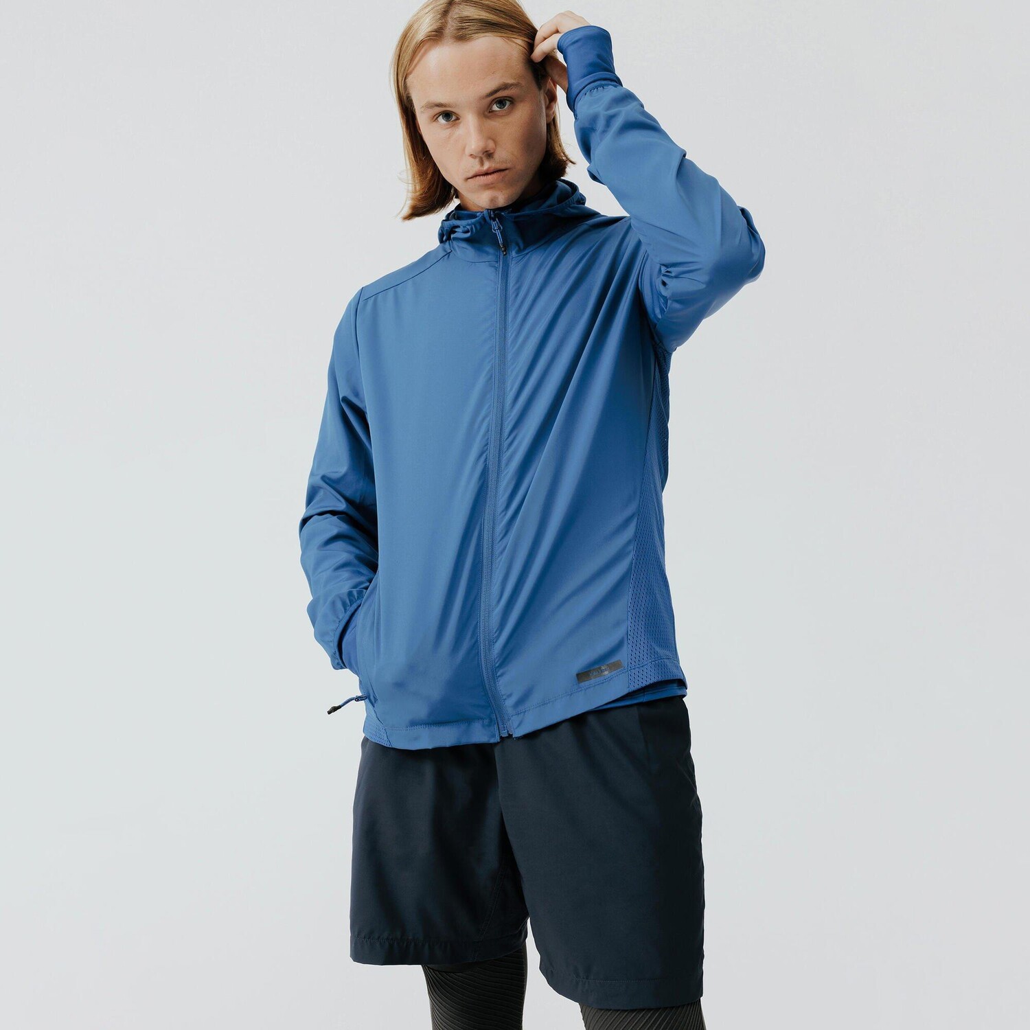 

Ветрозащитная куртка для бега Run Wind Kalenji, синий