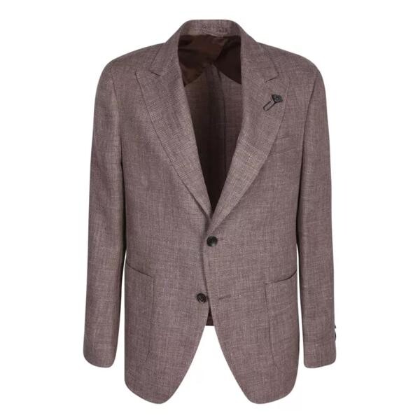 

Куртка linen and wool jacket Lardini, коричневый