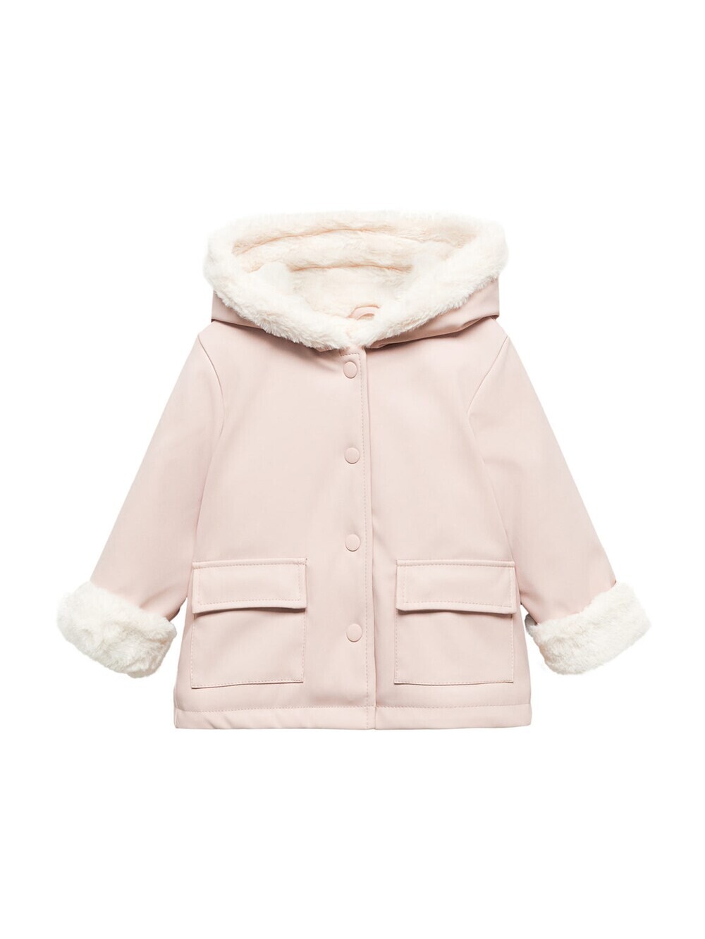 

Зимняя куртка MANGO KIDS Snow, розовый