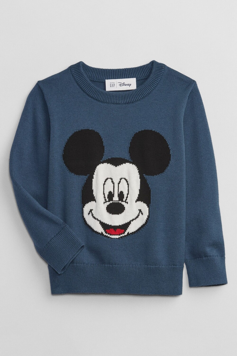 

Свитер с интарсией Disney Микки Маус Gap, синий