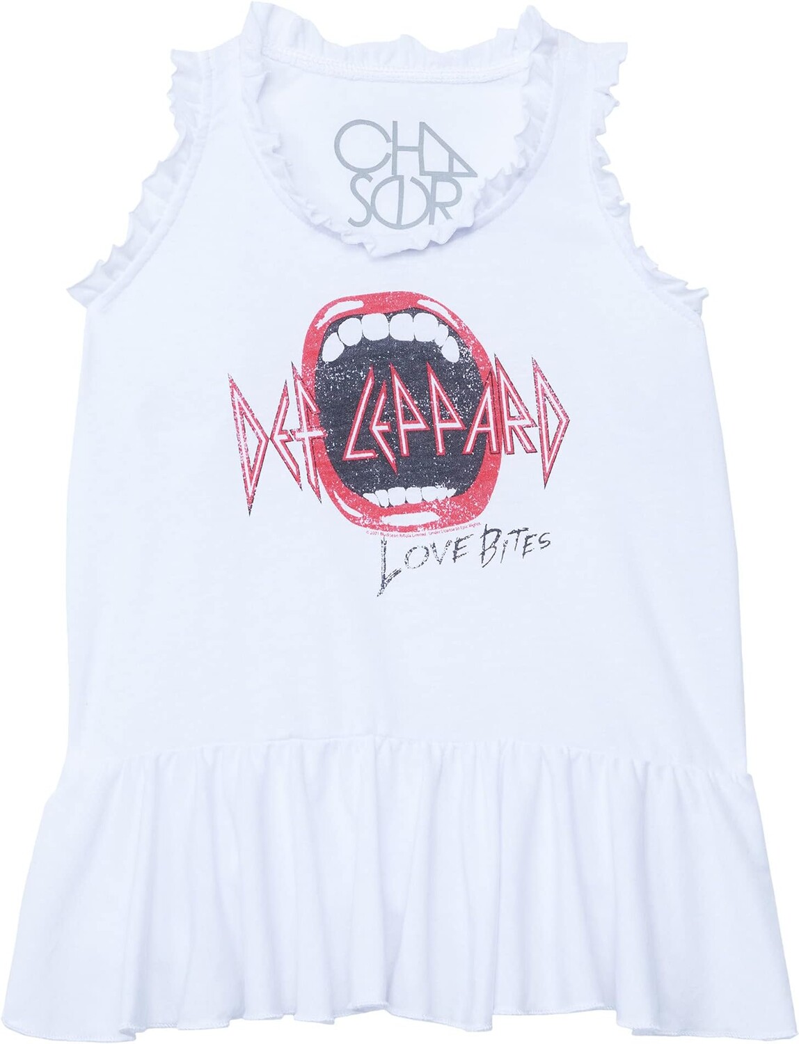 

Майка Chaser Rpet Vintage Jersey Peplum Ruffle Muscle Tank, белый