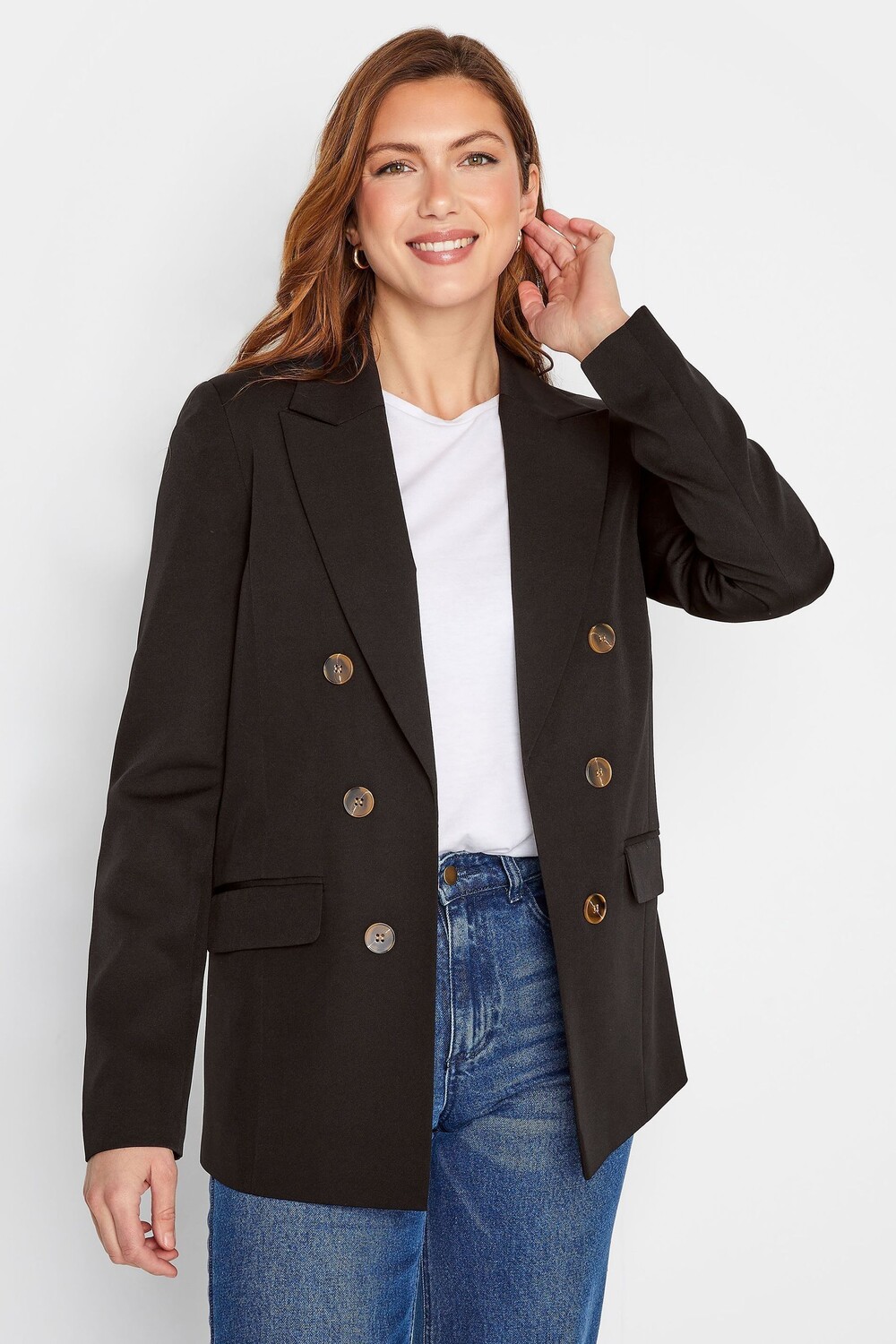 

Двубортный пиджак Long Tall Sally, черный