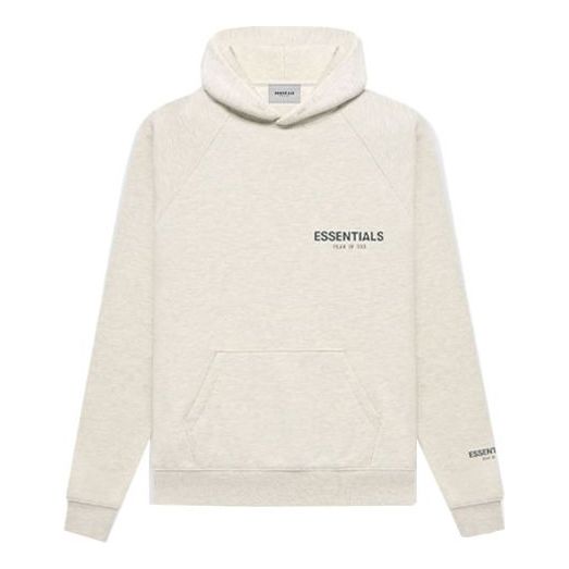 Толстовка Fear of God Essentials FW21 Core Collection Pullover Light Heather Oatmeal, цвет light heather oatmeal толстовка m nsw crw ft ncps nike цвет oatmeal heather midnight navy oatmeal