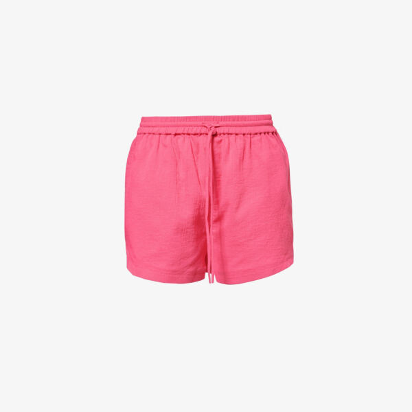 

Хлопковые шорты с жатой талией и кулиской Seafolly, розовый