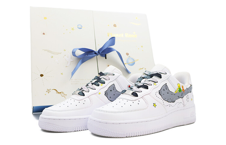 

Кроссовки Nike Air Force 1 Skateboarding Shoes Women's Low-top Yellow/green/orange, белый