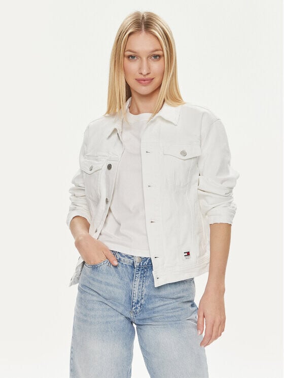 

Джинсовая куртка стандартного кроя Tommy Jeans, белый