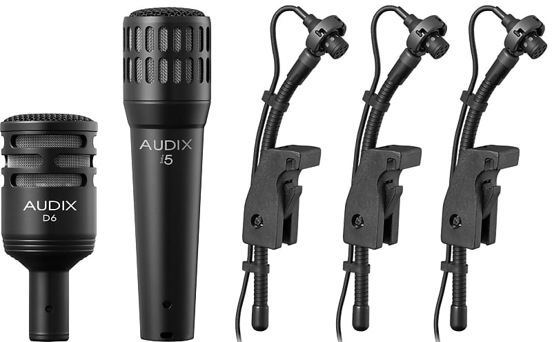 Комплект микрофонов Audix DP5Micro Drum Microphone Pack audix dp quad комплект из 4 микрофонов для ударных инструментов i5 d6 2 x adx51 кейс
