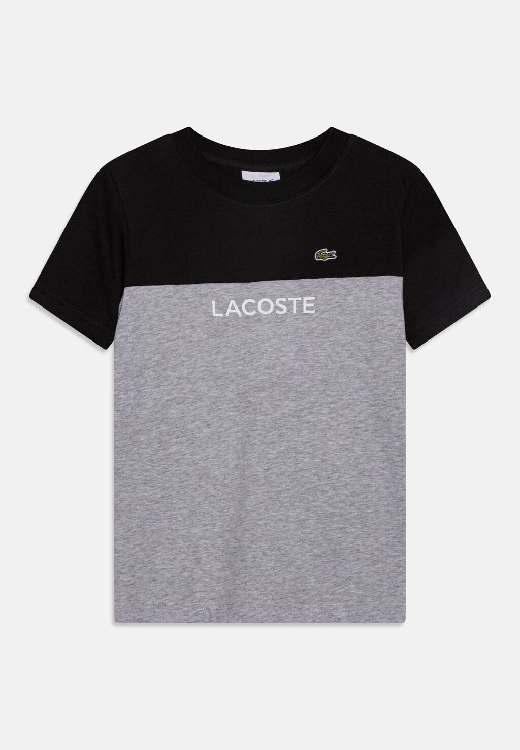 

Футболка с принтом COLOR BLOCK CENTER LOGO UNISEX Lacoste, цвет black/silver chine