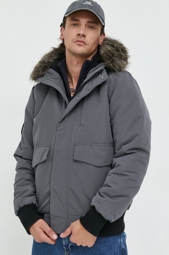 Супердрай куртка Superdry, серый куртка superdry размер s хаки