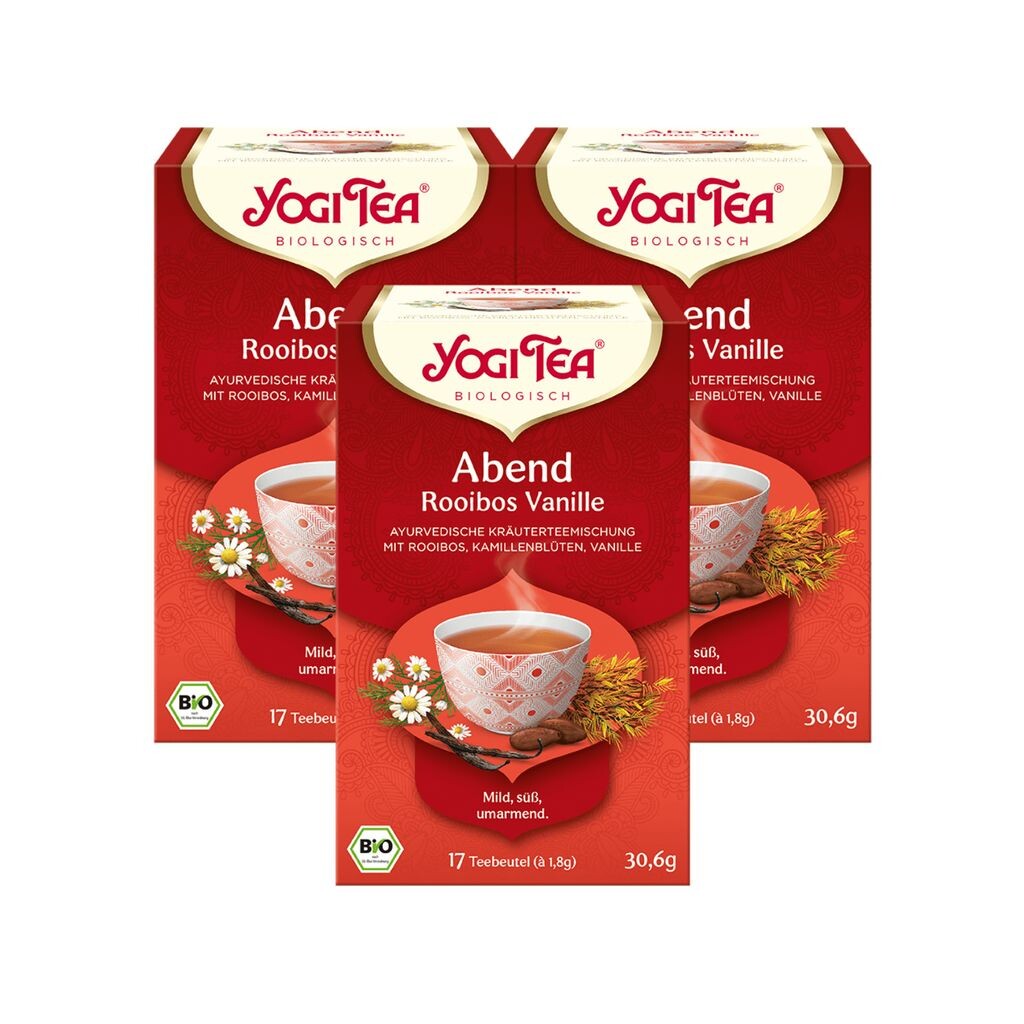 

3 xYOGI TEA вечерний ройбуш с ванилью | 3 х 30,6 г