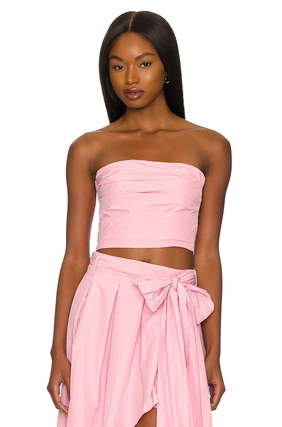 

Топ Amanda Uprichard x REVOLVE Strapless Lana, цвет Blush