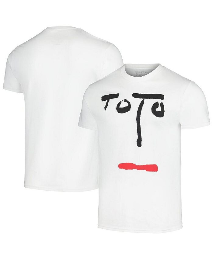 

Мужская белая футболка с рисунком Toto Turn Back Manhead Merch, белый