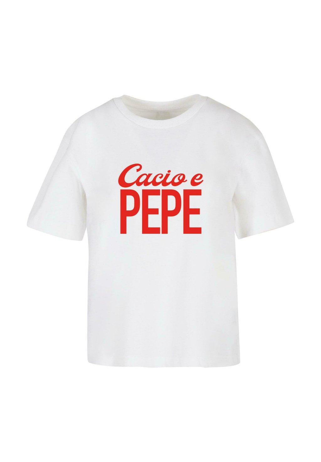 

Футболка с принтом CACIO E PEPE Mister Tee, белый