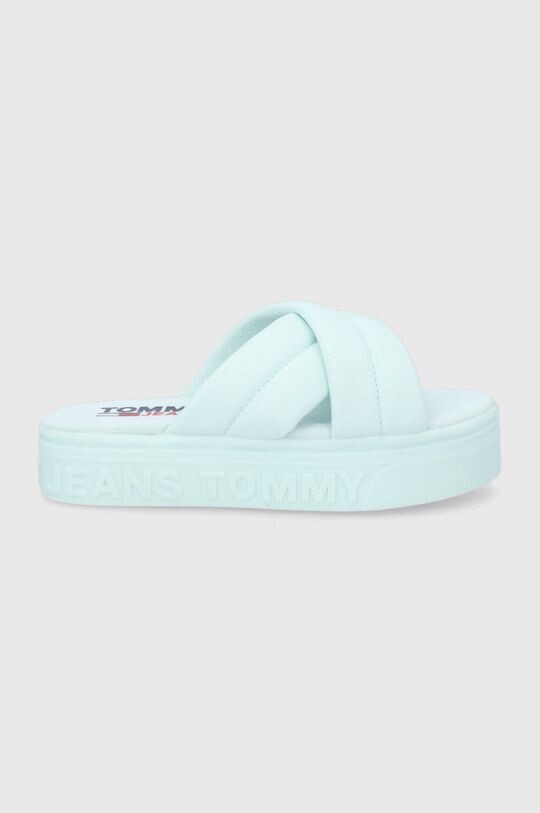 

Вьетнамки EN0EN01798.L4T.FLATFOR Tommy Jeans, бирюзовый
