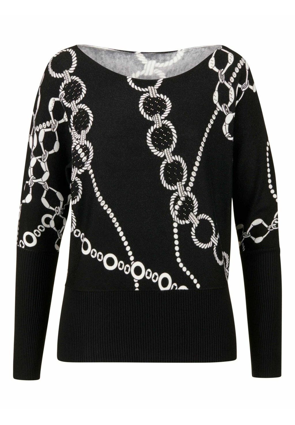 

Джемпер Alba Moda, черный/экрю