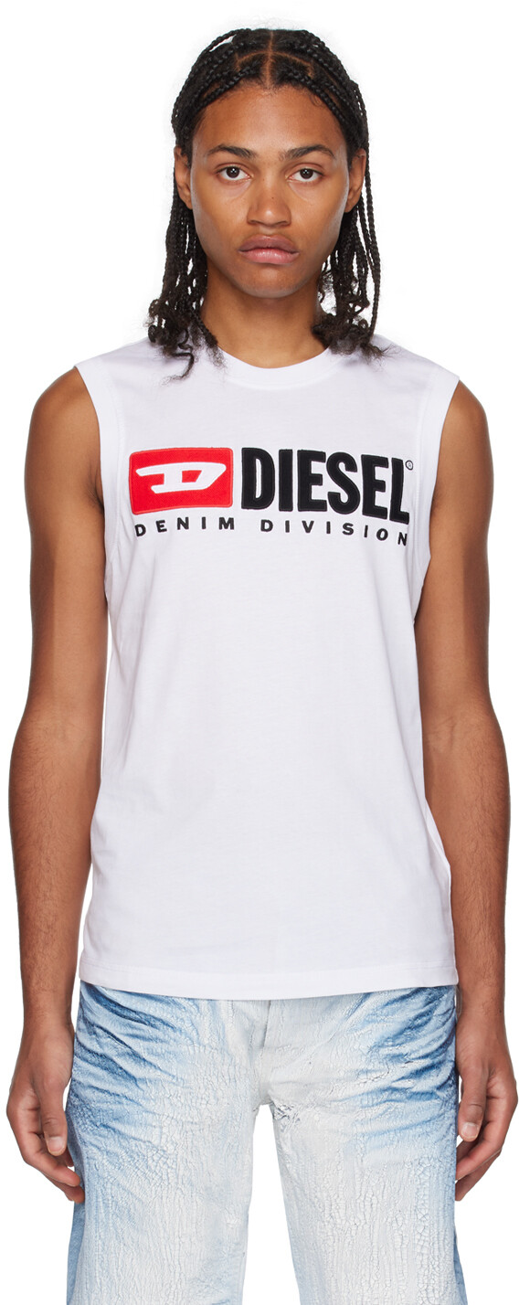 

Белая майка Diesel T-Isco-Div