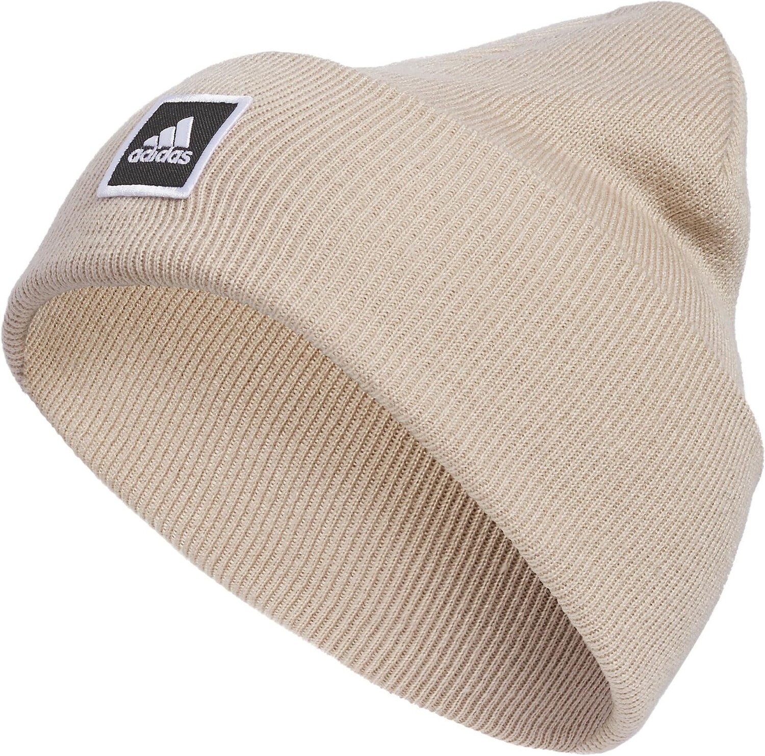 

Шапка-бини с широкими манжетами adidas, цвет Wonder Beige/Black/White
