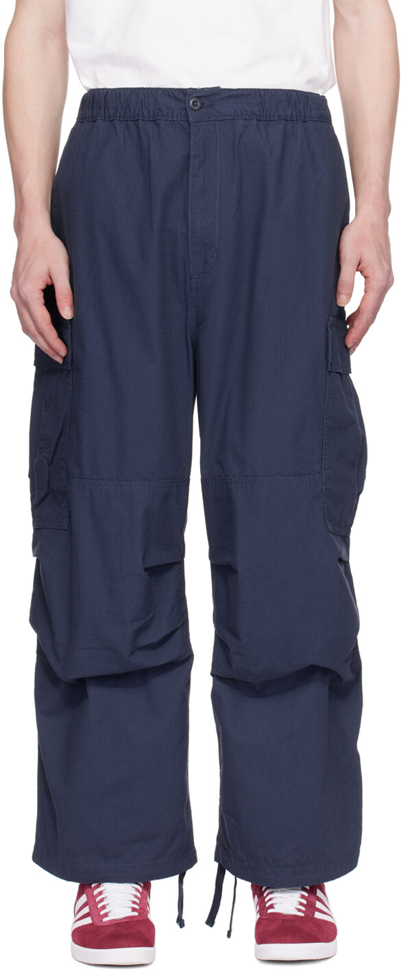 

Темно-синие брюки-карго Carhartt Work In Progress
