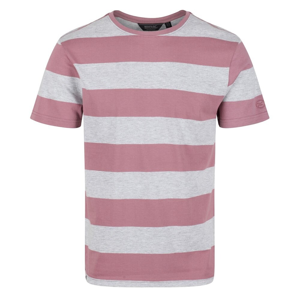 

Футболка Regatta Brayden Stripe, розовый