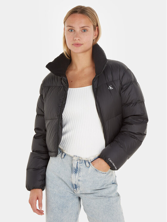 

Укороченный пуховик Calvin Klein, черный