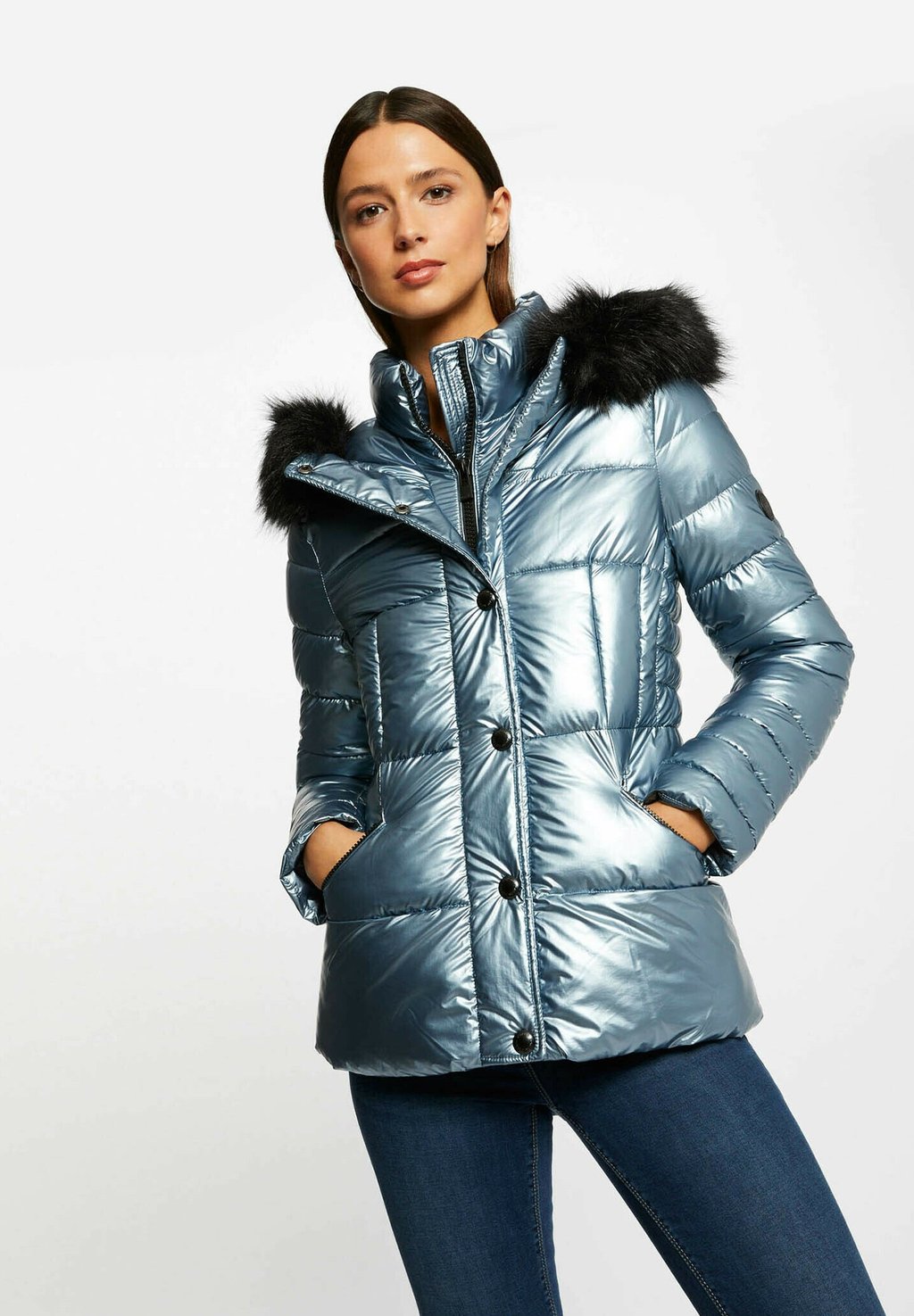Зимняя куртка Morgan, цвет azzurro