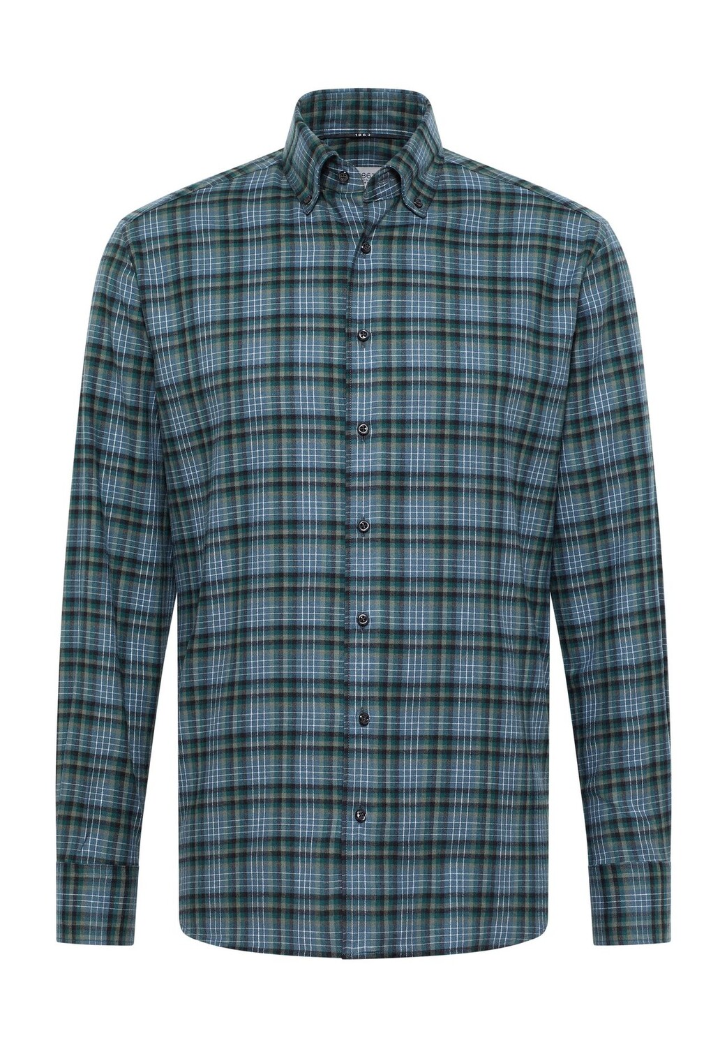 

Фланелевая рубашка MODERN FIT ETERNA, цвет Jade