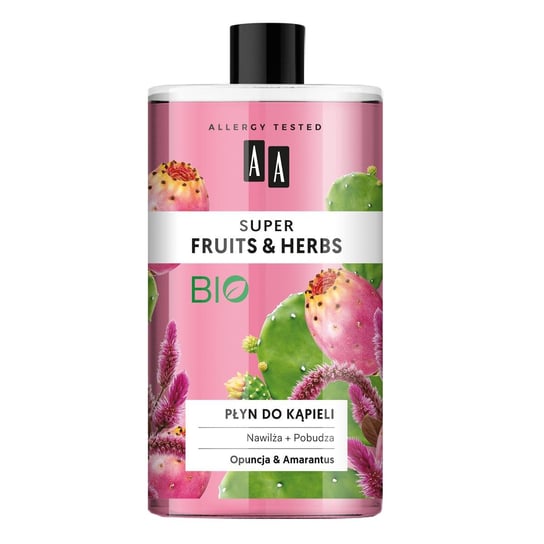 

Жидкость для ванн «Колючая груша и амарант», 750 мл AA, Super Fruits & Herbs