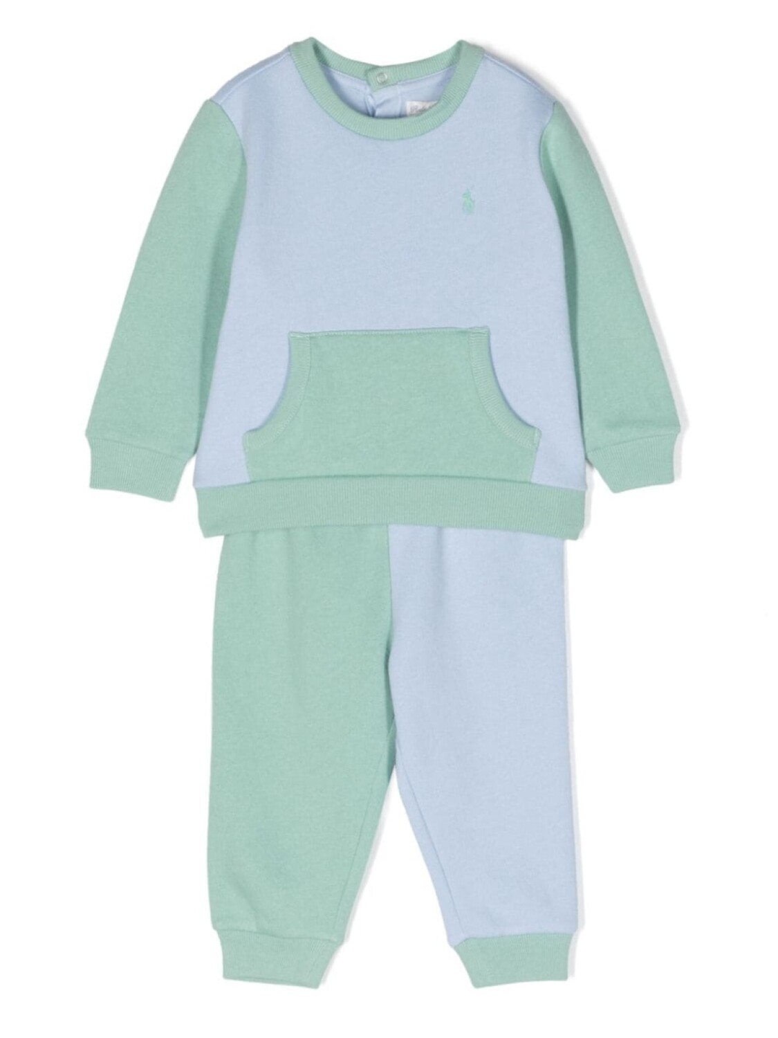 

Спортивный костюм в стиле колор-блок Ralph Lauren Kids, синий