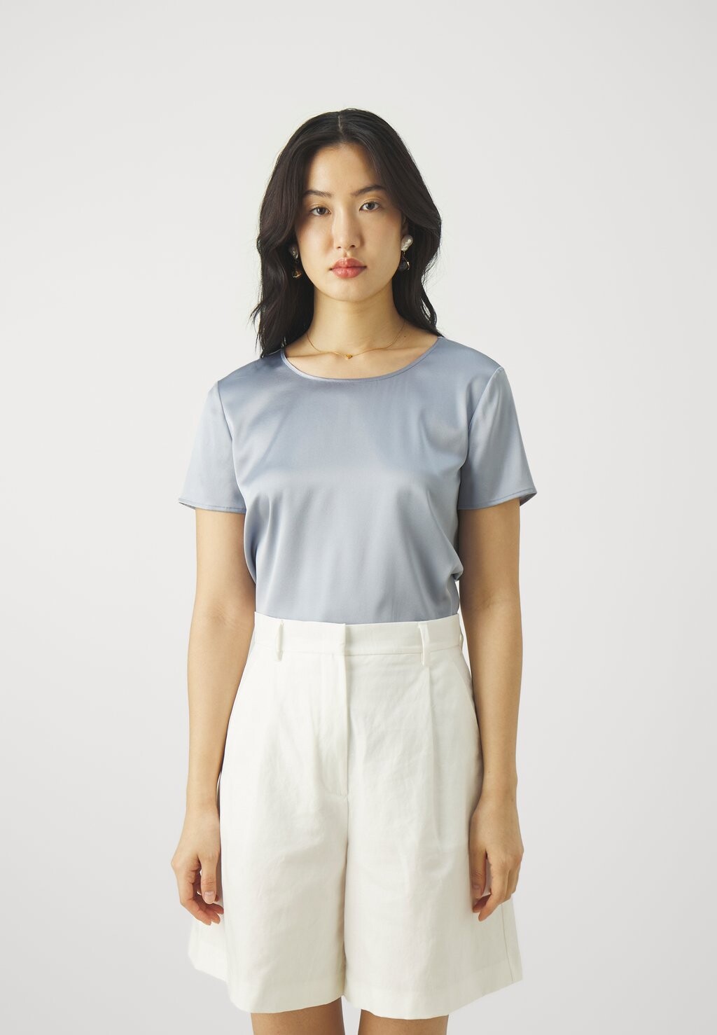 

Футболка базовая CORTONA Max Mara Leisure, цвет cielo