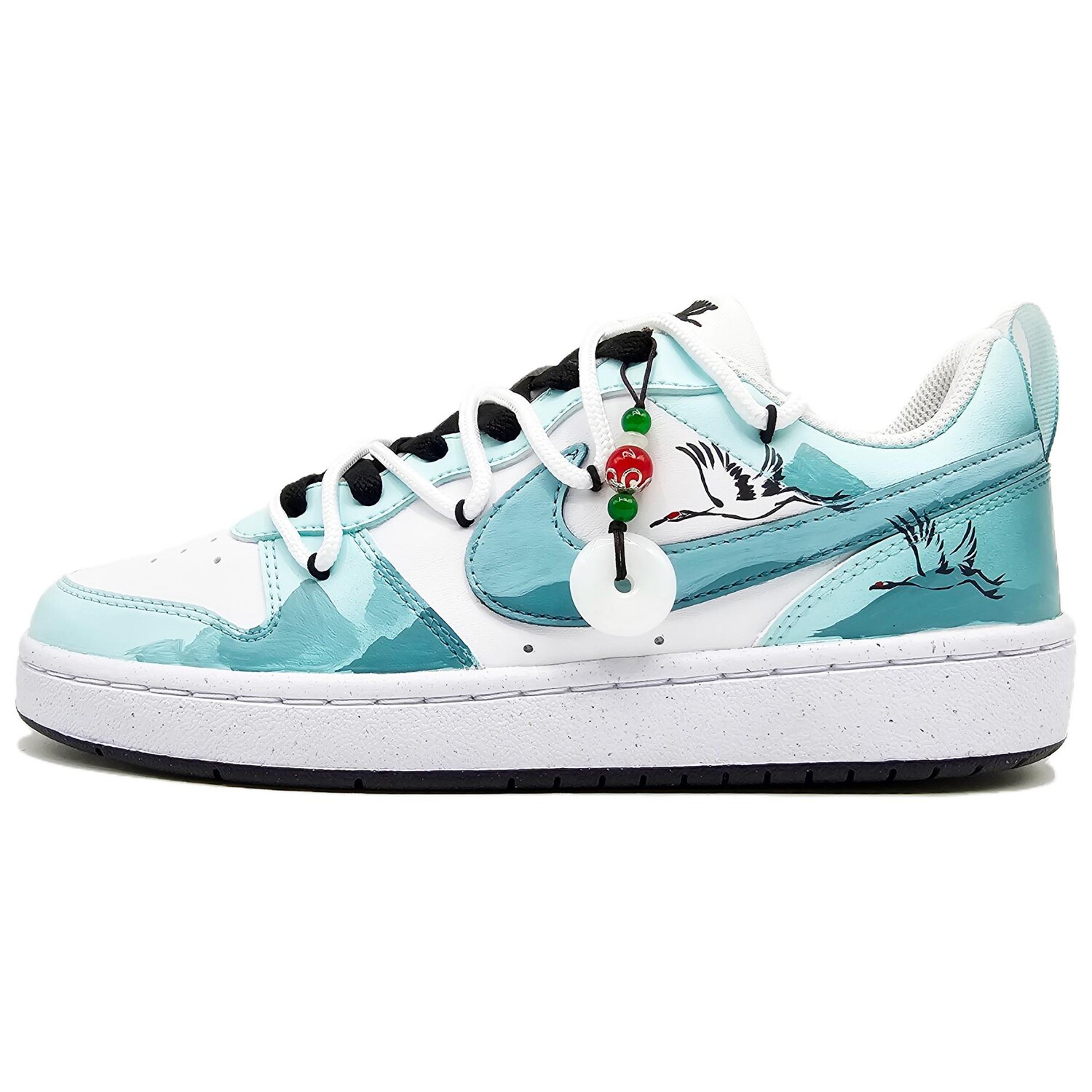 

Женские кроссовки для скейтбординга Nike Court Borough Low, White/Blue