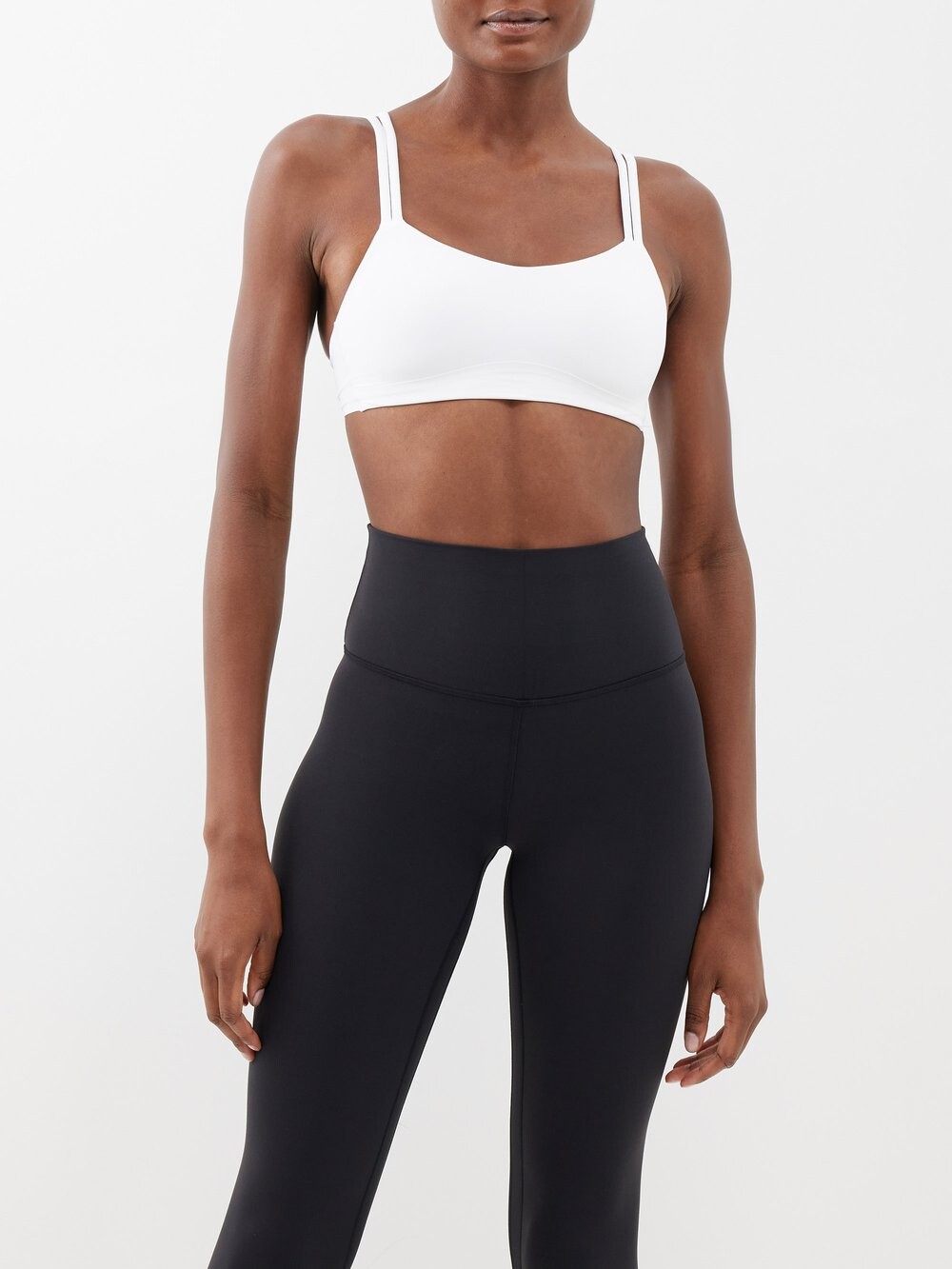 

Как спортивный бюстгальтер cloud с низкой ударопрочностью Lululemon, белый