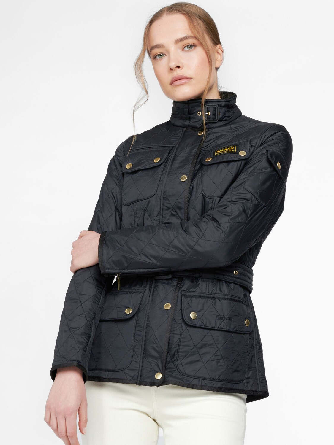 

Куртка Barbour International Polarquilt, черная