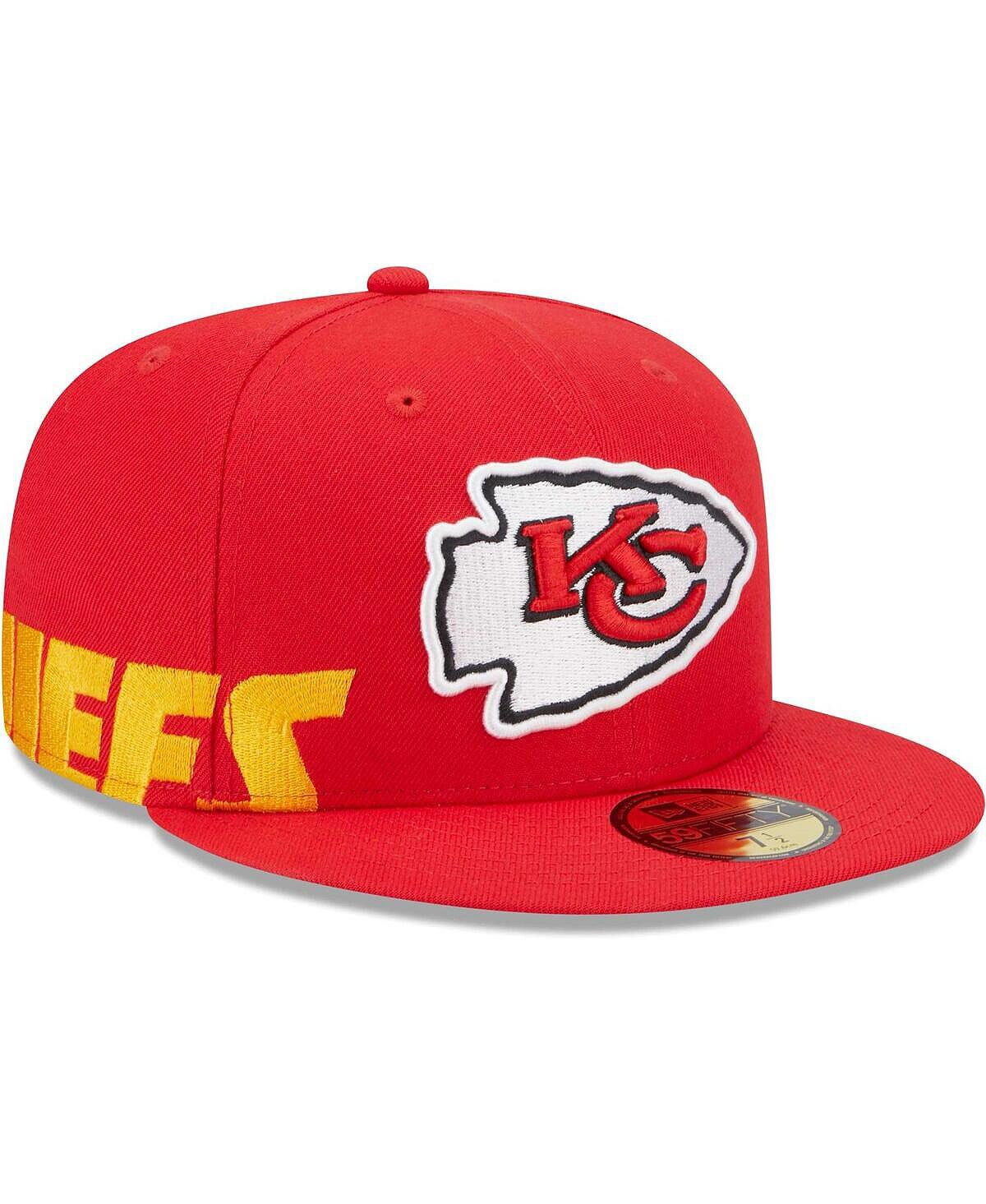 

Мужская красная приталенная шляпа Kansas City Chiefs Arch 59FIFTY New Era