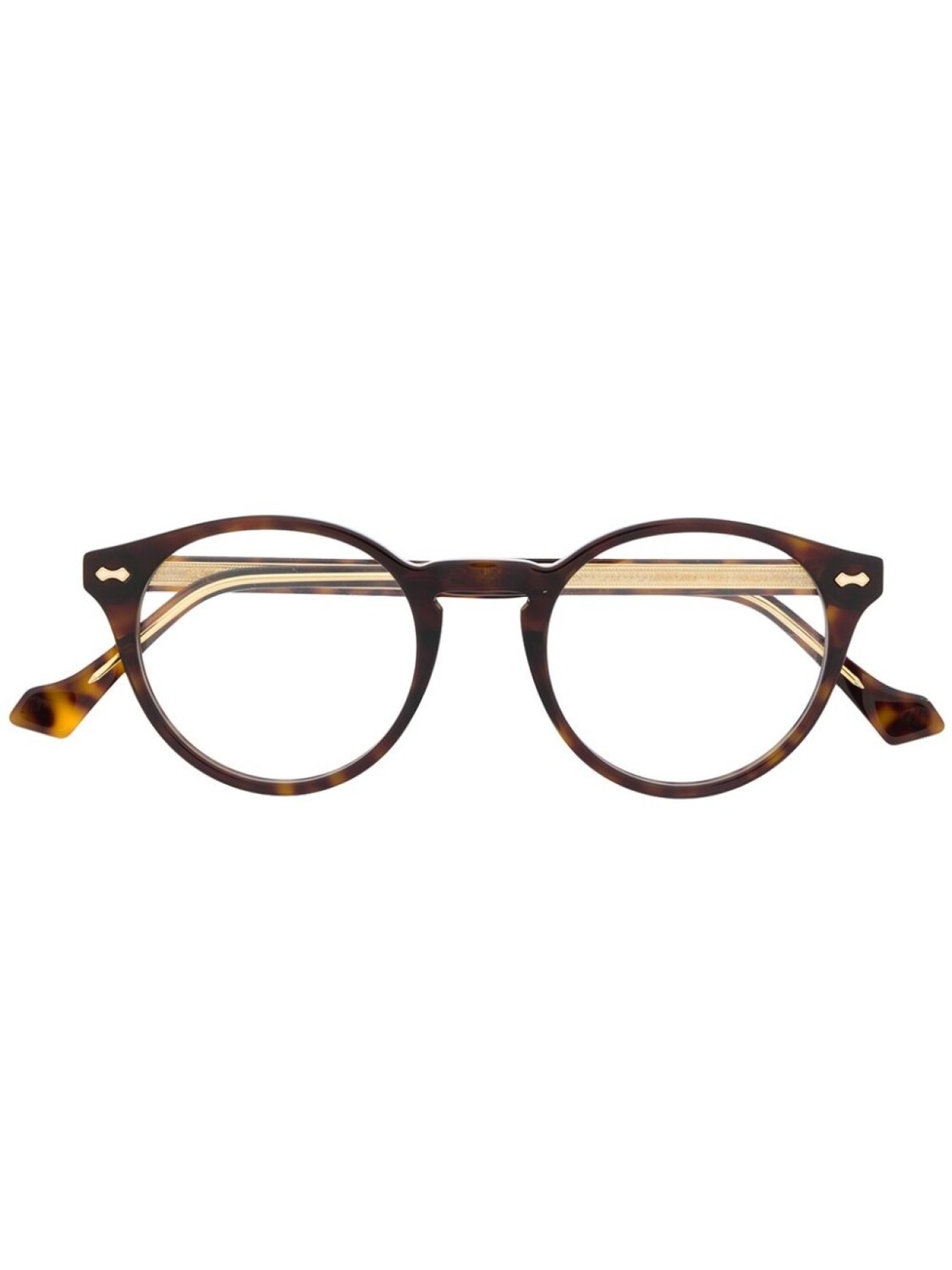 

Gucci Eyewear очки в круглой оправе, коричневый