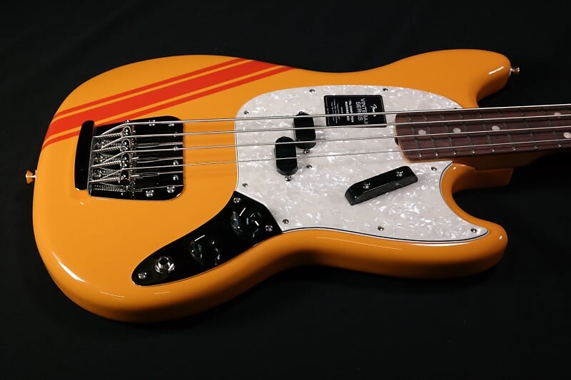 

Басс гитара Fender Vintera II 70s Mustang Bass, Rosewood Fingerboard, Competition Orange 339